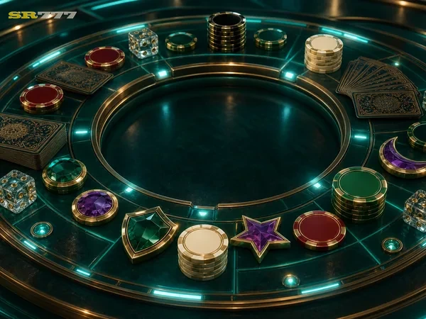 Tampilan meja European Roulette di sr777